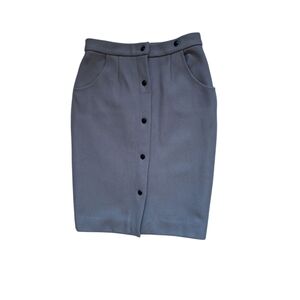 MANOUSH Gray Knee-Length Pencil Skirt for Work